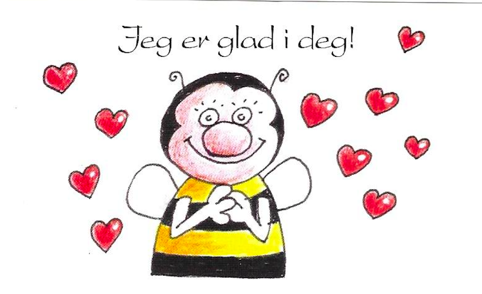 Jeg er glad i deg!